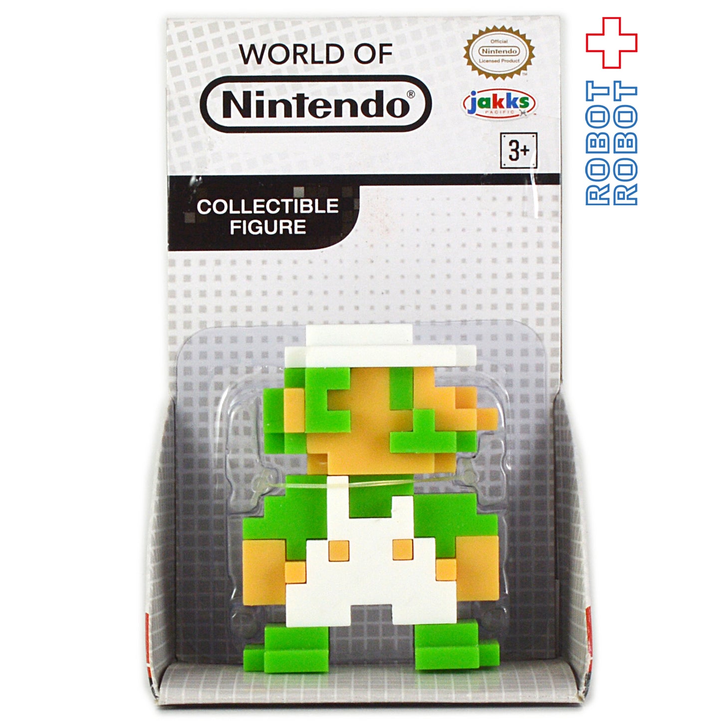 ワールドオブニンテンドー スーパーマリオブラザーズ 8ビット ルイージ 2.5インチ コレクティブルフィギュア
