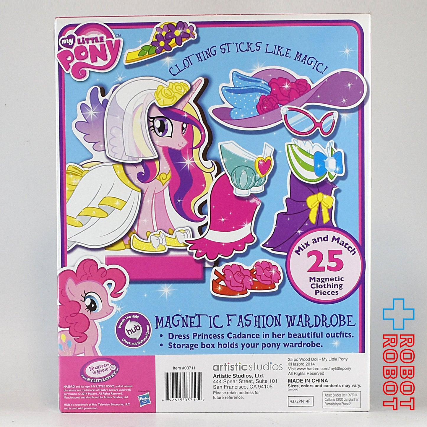 マイリトルポニー ドレスアップ マグネット ドール プレイセット