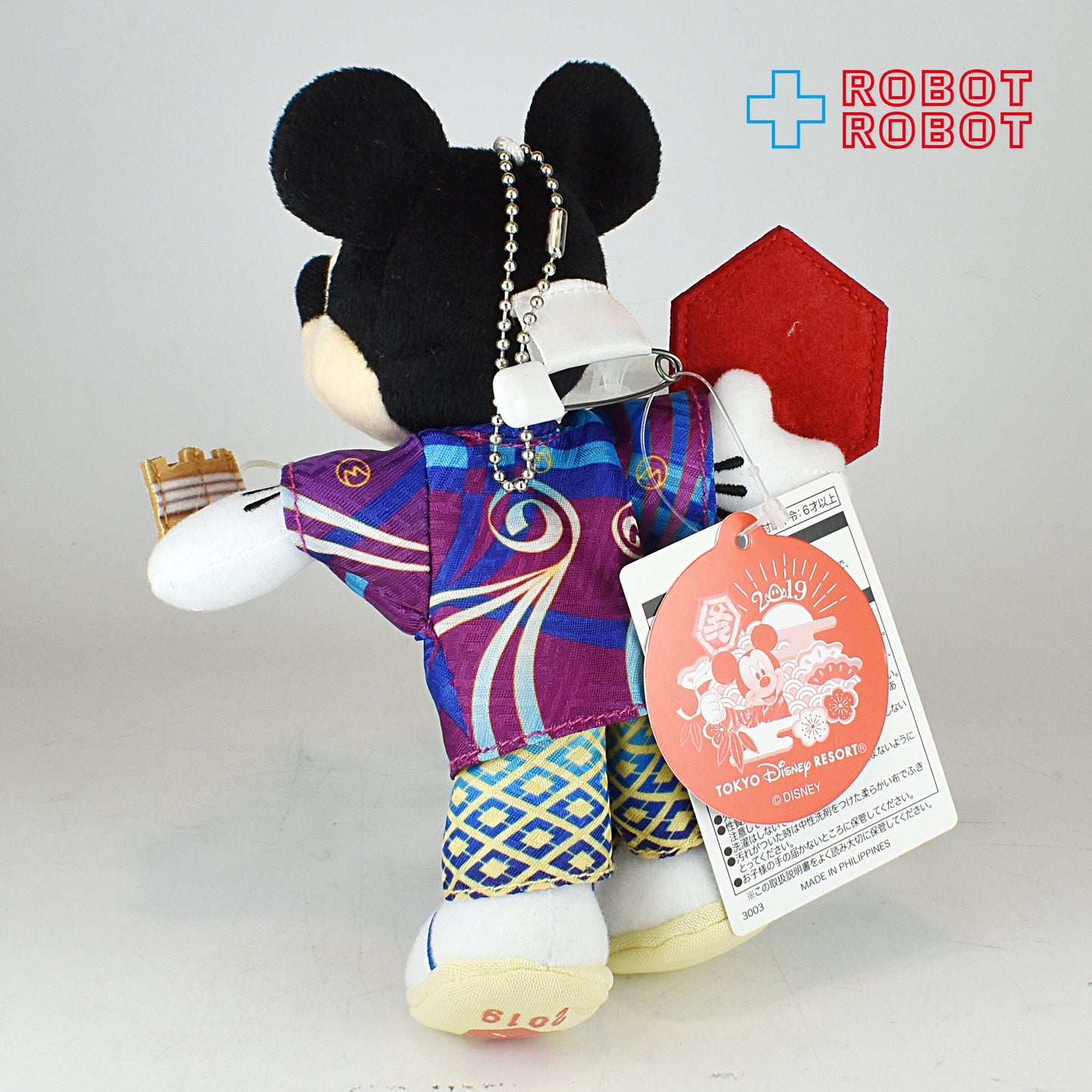 ディズニー ぬいぐるみバッジ 2019 ニューイヤー ミッキー