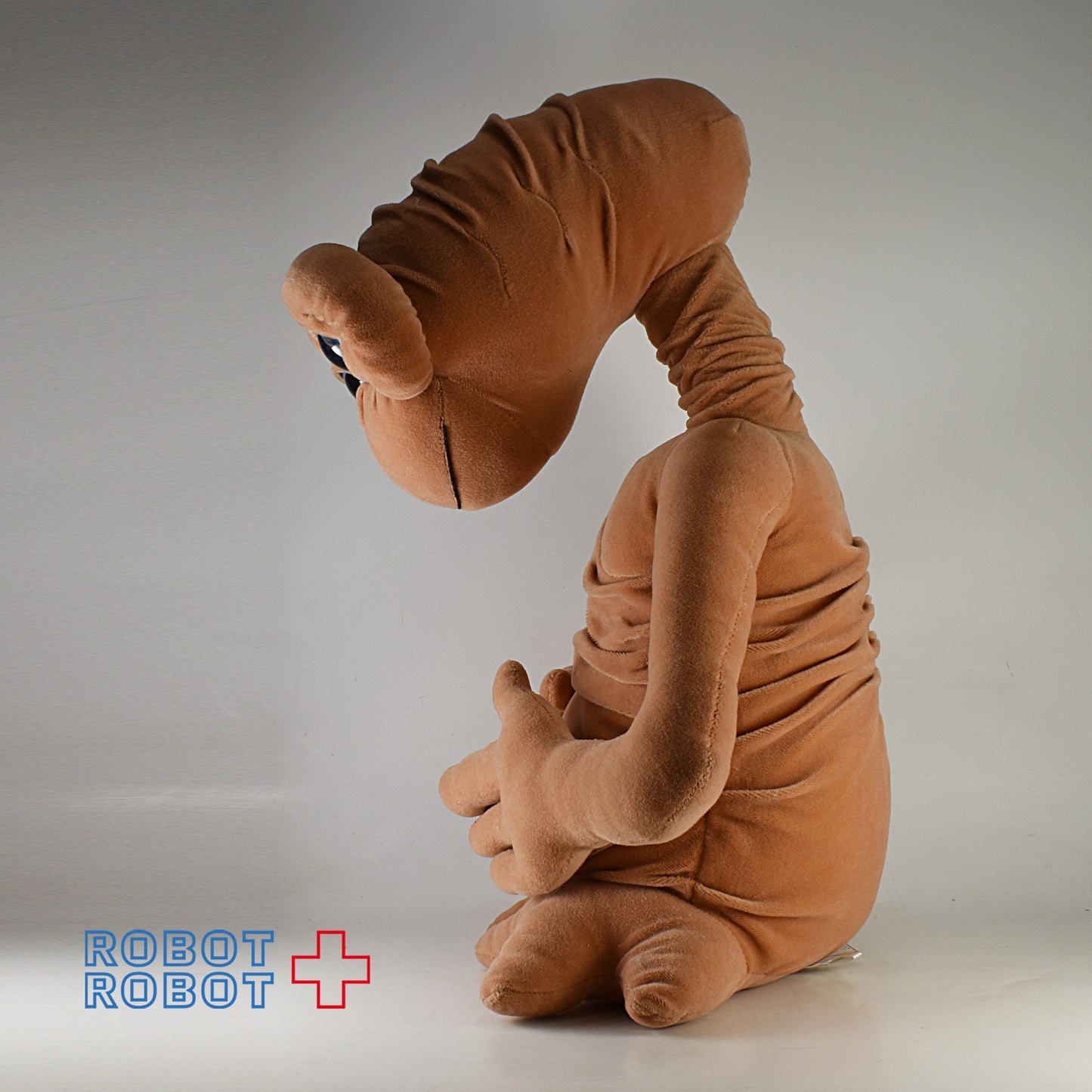 USJ E.T. ぬいぐるみ人形 50cm 手書き風の3行の布タグ