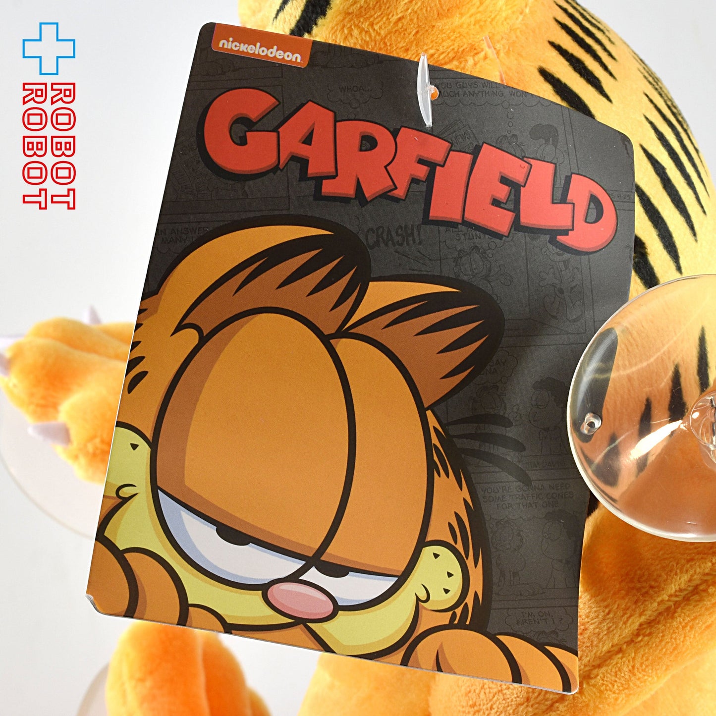 キッドロボット ガーフィールド 吸盤付ぬいぐるみ人形