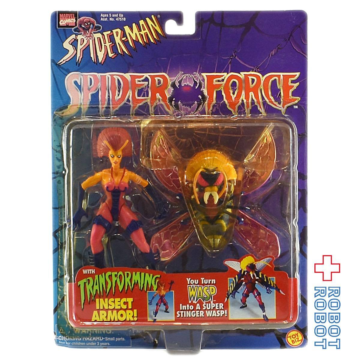 トイビズ スパイダーマン スパイダーフォース ワスプ トランスフォーミング アクションフィギュア