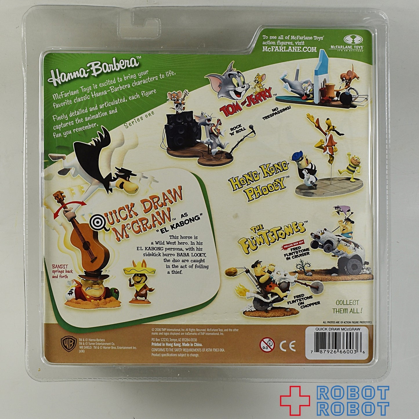 マクファーレン ハンナバーベラ シリーズ1 早射ちマック アクションフィギュア