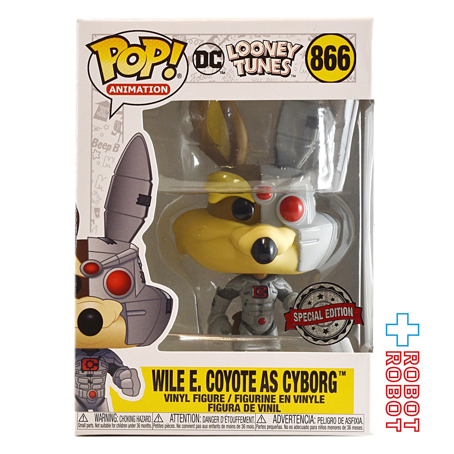 ファンコ POP! 866 DC ルーニー・テューンズ ワイリー・コヨーテ as サイボーグ スペシャル・エディション