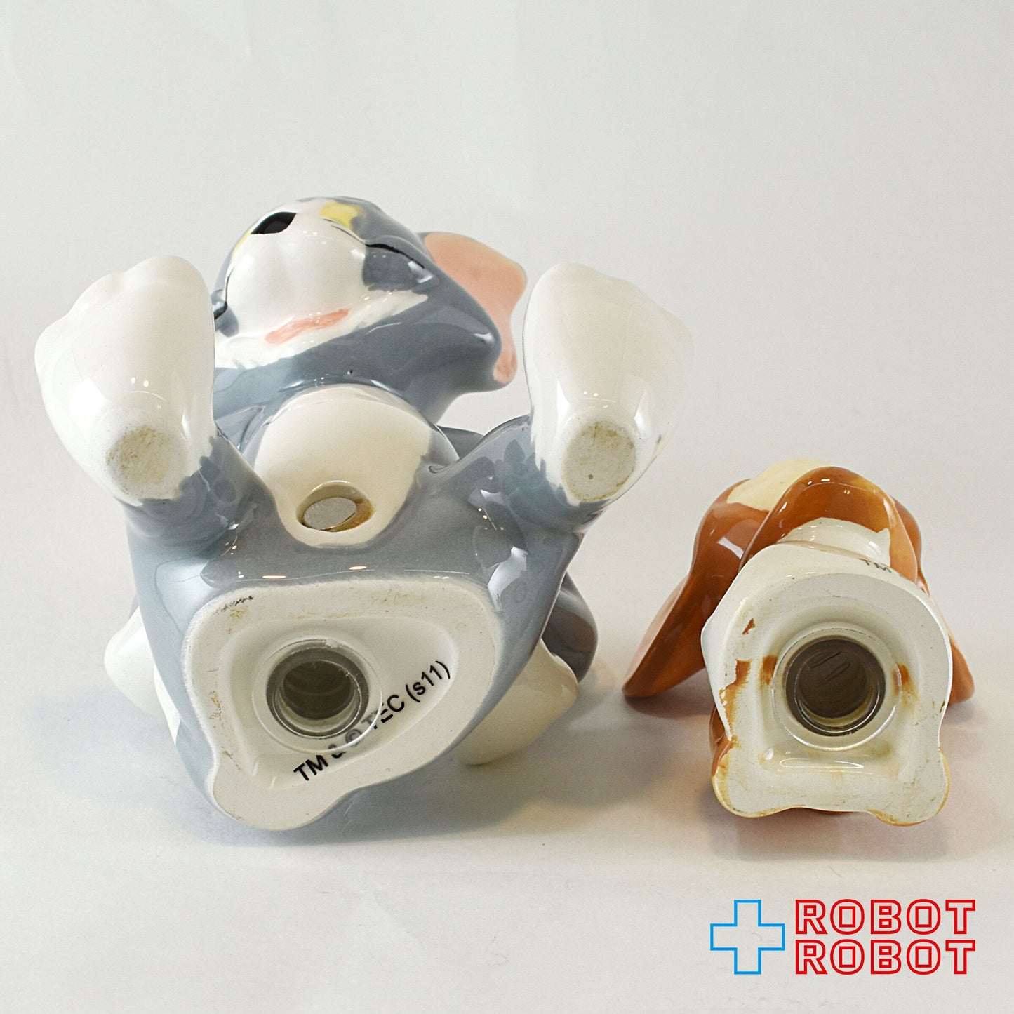 トムとジェリー 陶器製 ソルト&ペッパー 磁石入