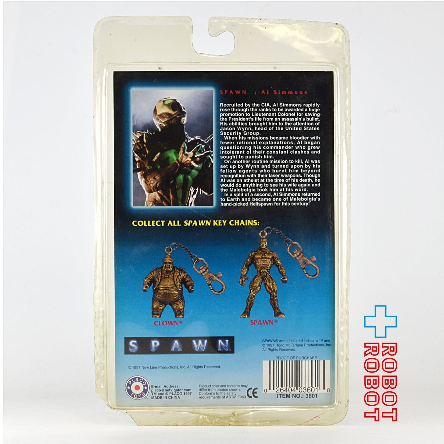 Placo Toys スポーン ダイキャストメタル キーチェーン 未開封