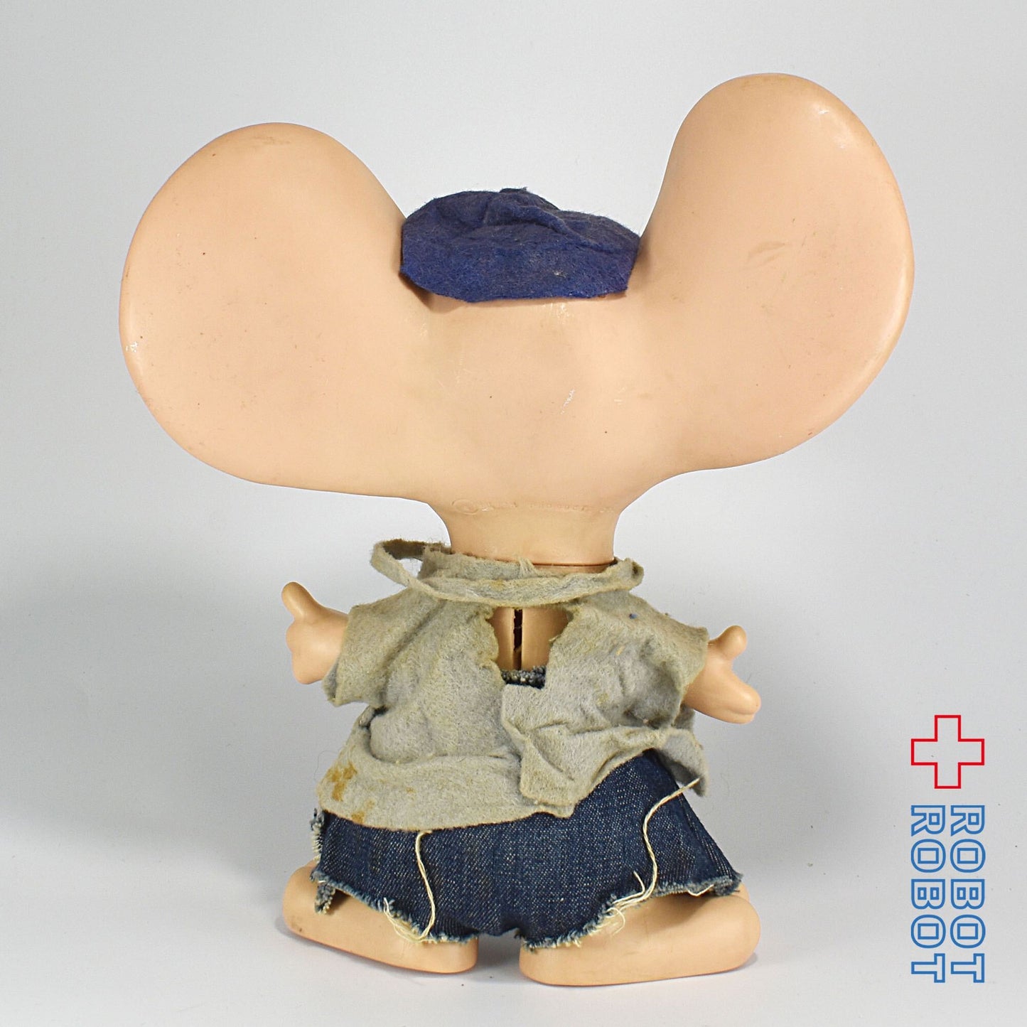 フロリダマウス 青帽子 ソフビ貯金箱