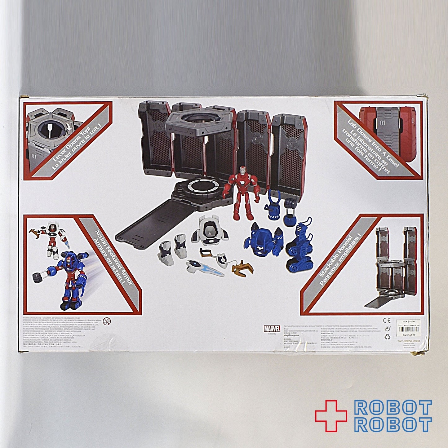 ディズニーストア マーベル・トイボックス アイアンマン ホール・オブ・アーマー プレイセット