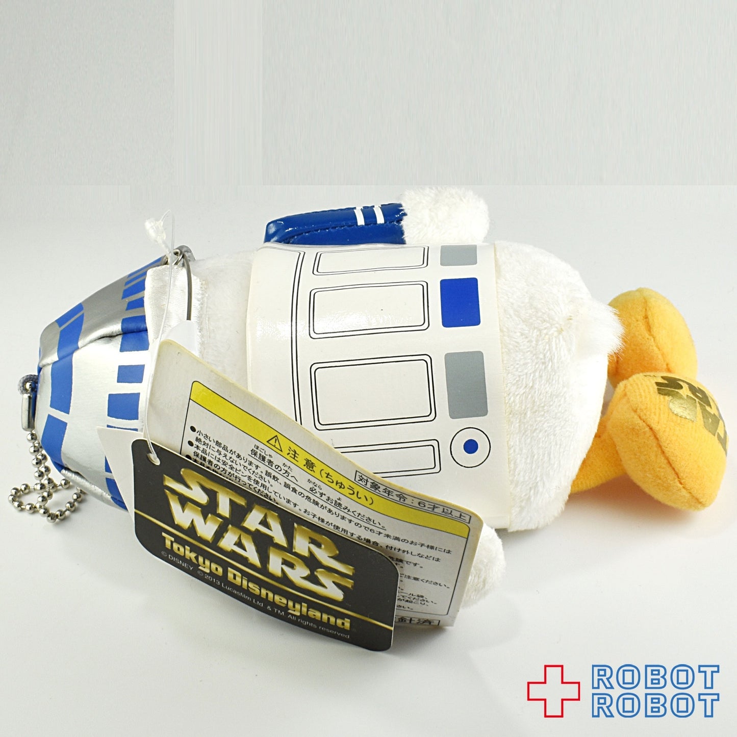 東京ディズニーランド TDL スター・ウォーズ スターツアーズ ドナルドダック as R2-D2 ぬいぐるみバッジ