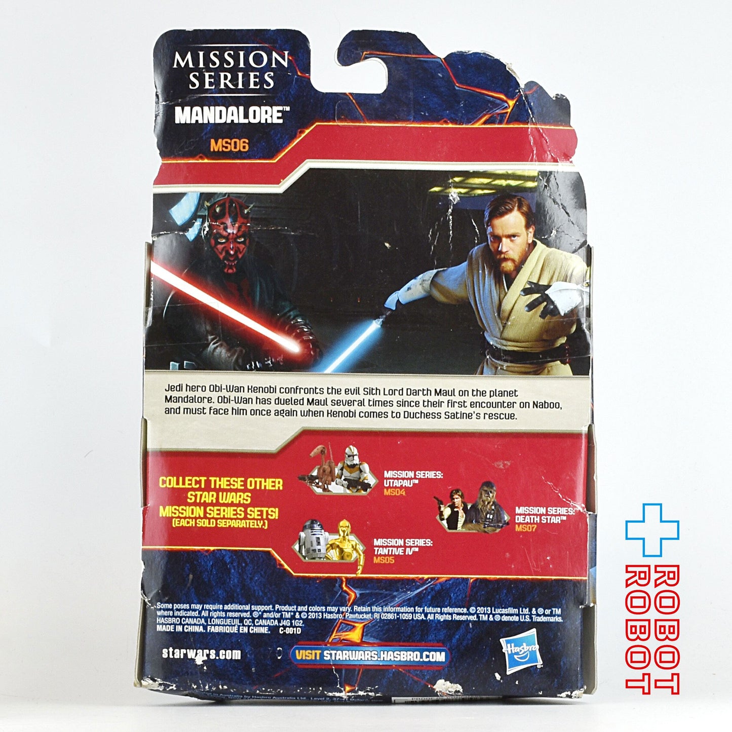 スター・ウォーズ ミッションシリーズ MS06 マンダロア オビ=ワン・ケノービ and ダース・モール アクションフィギュア US版 MOC - ROBOTROBOT