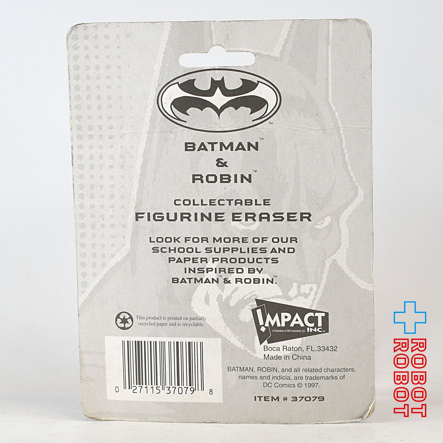 バットマン & ロビン バットマン コレクタブル 消しゴムフィギュア