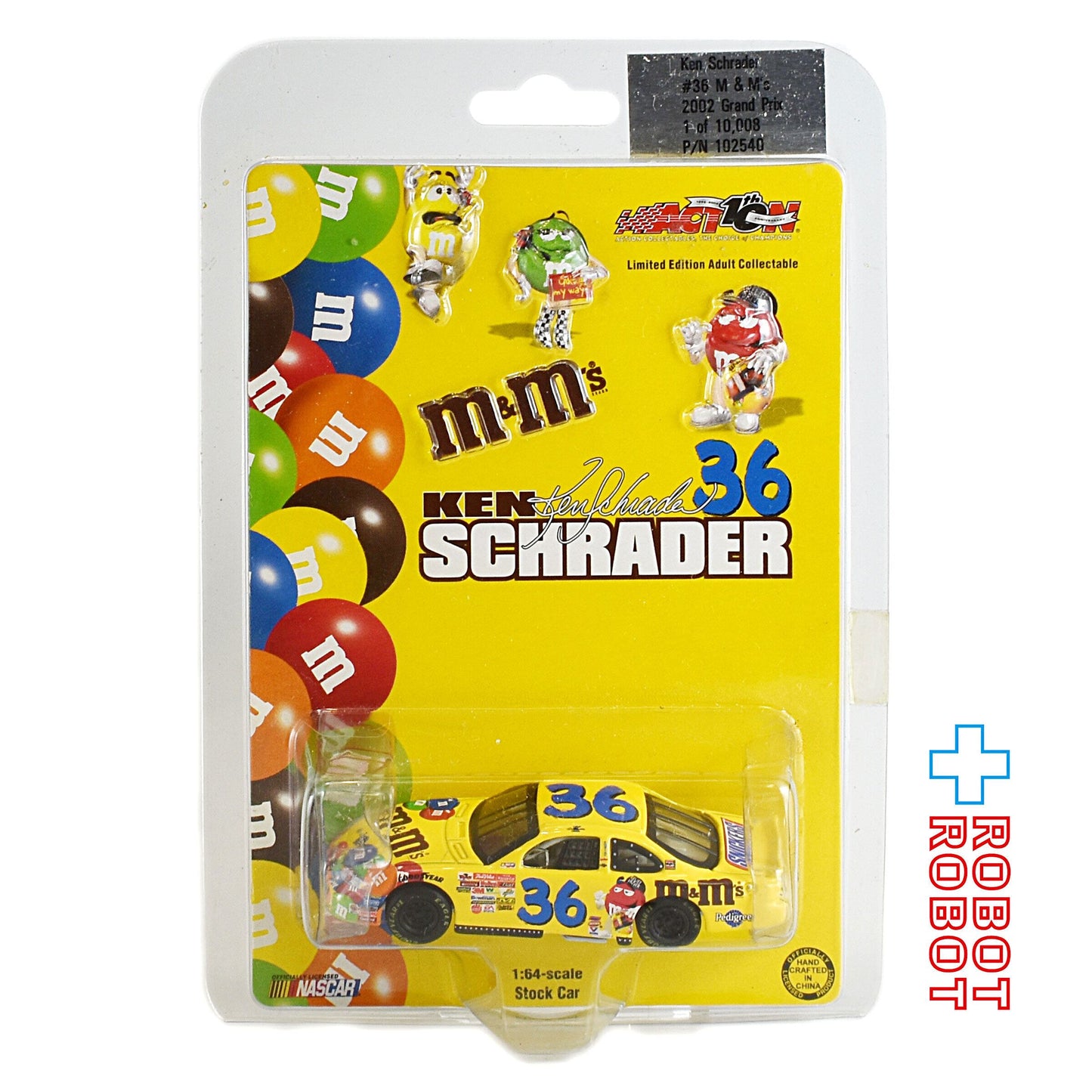 M&M's NASCR ケン・シュレーダー 1/64 ストックカー ミニカー 未開封