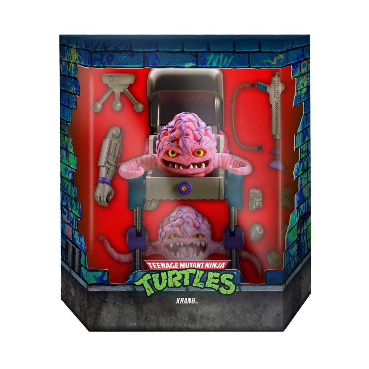 スーパー7 ティーンエイジ・ミュータント・ニンジャ・タートルズ アルティメット クランゲ 7インチ アクションフィギュア 未開封