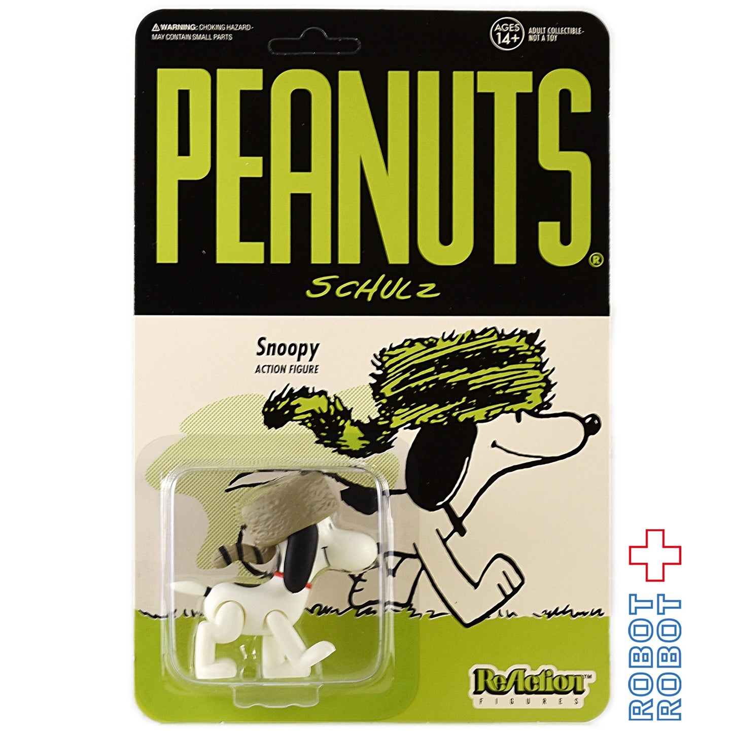 リ・アクション ピーナッツ シュルツ スヌーピー 3.75インチ アクションフィギュア