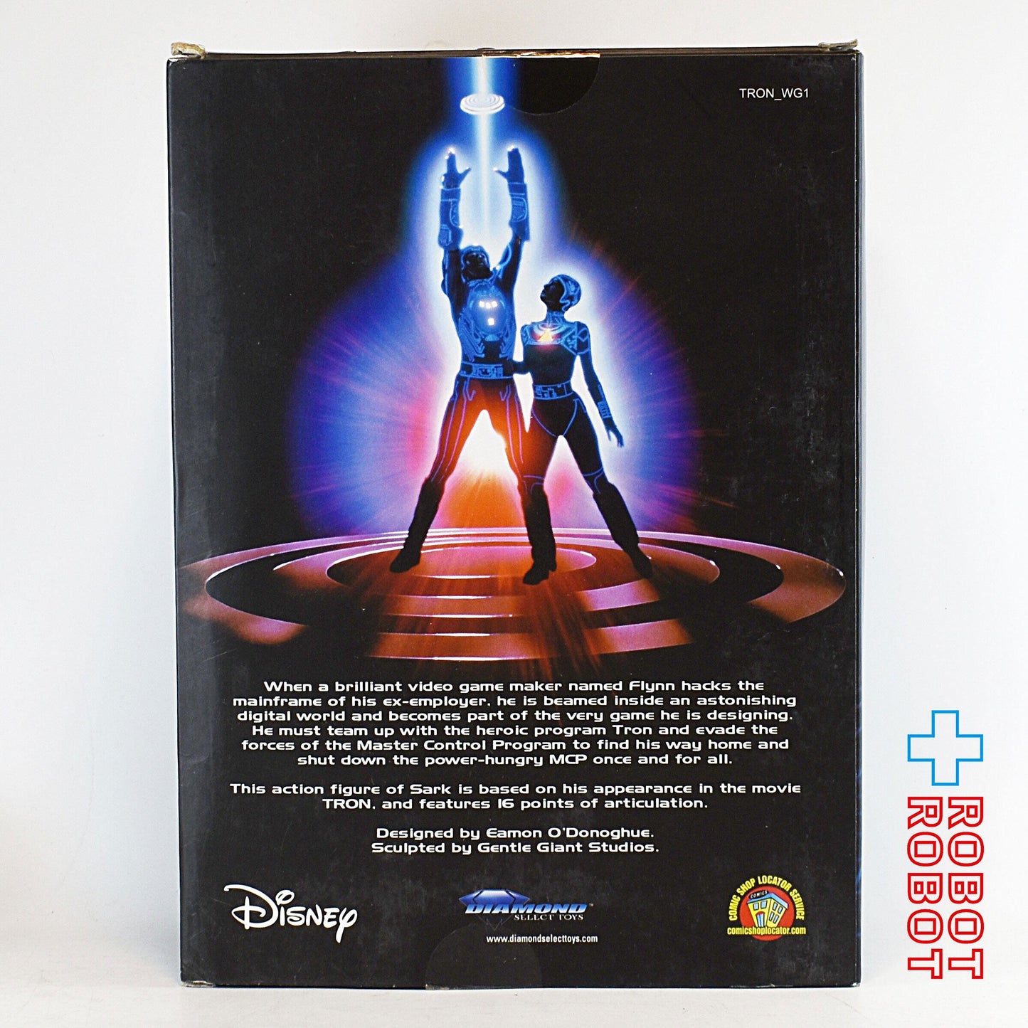 ダイアモンドセレクト トロンセレクト ディズニー TRON サーク アクションフィギュア 未開封