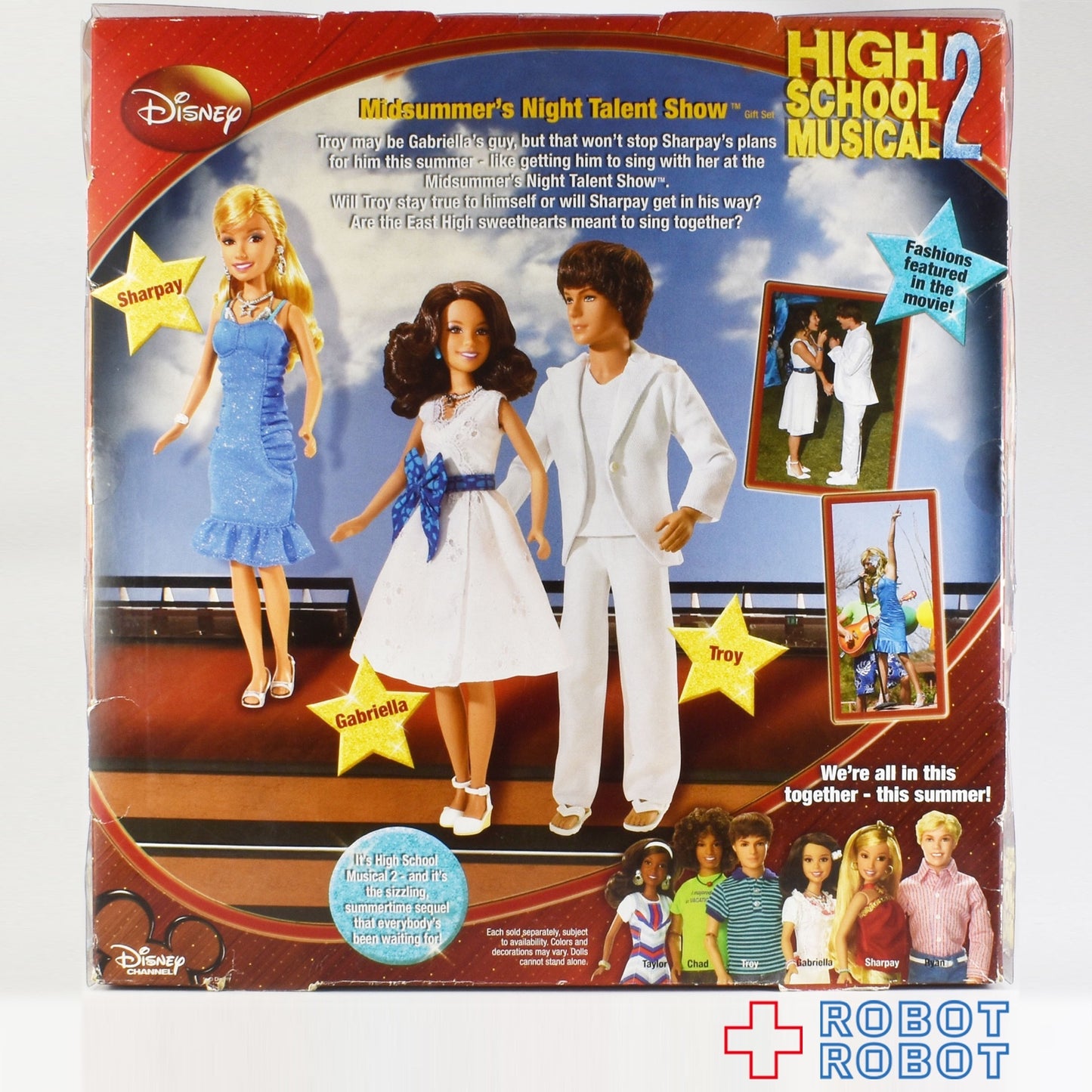 マテル ディズニー ハイスクール・ミュージカル2 ミッドサマー ナイト タレント ショー アクションドール 3体セット