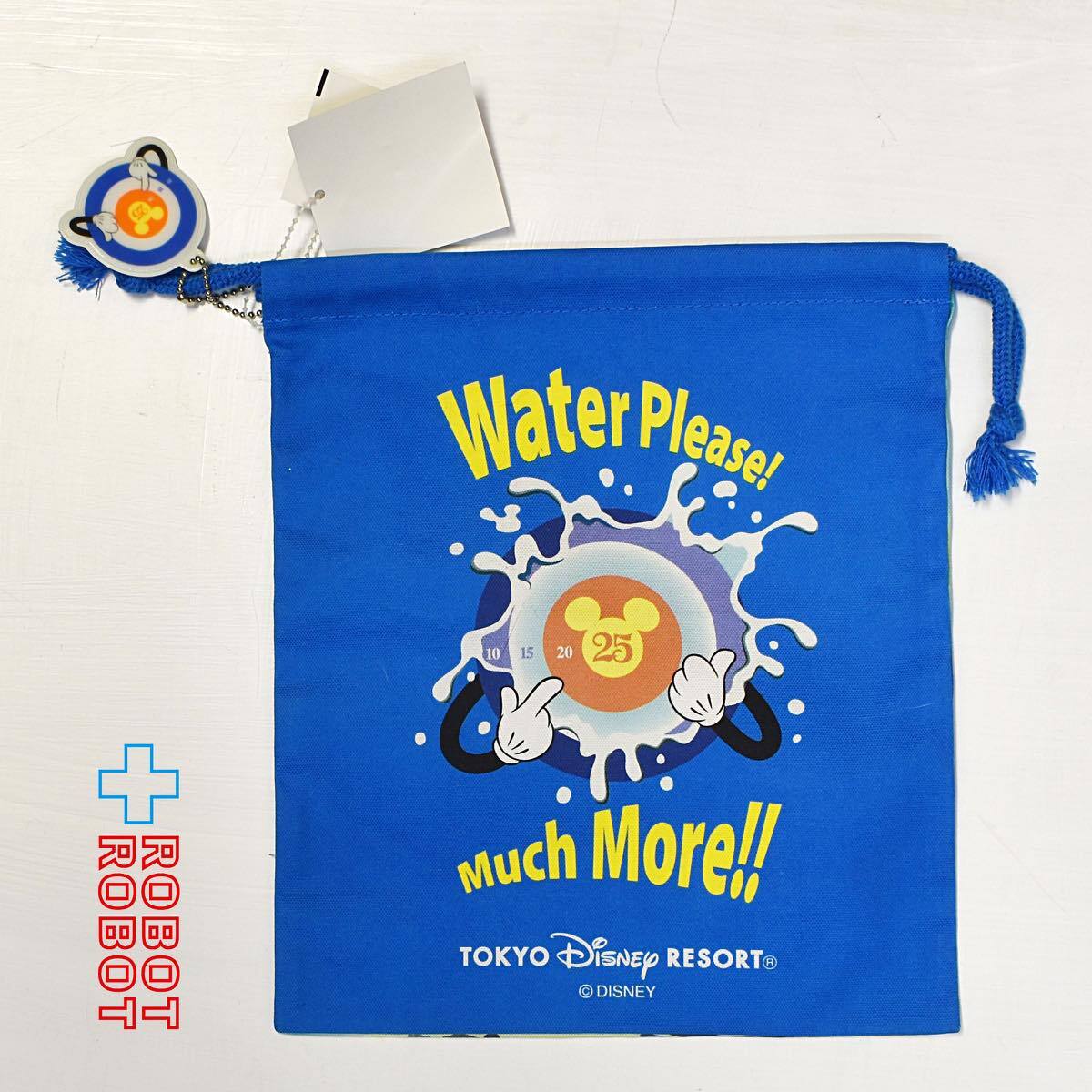 TDR 東京ディズニーランド 2008 25周年 サマースプラッシュ 巾着