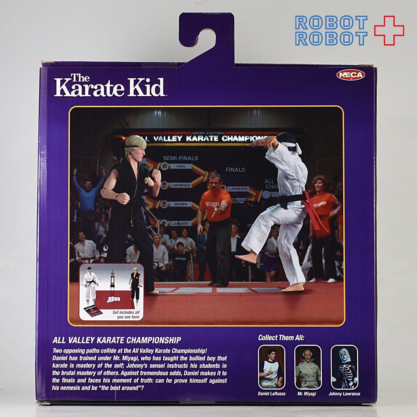 NECA ベストキッド ( カラテキッド ) ダニエル VS ジョニー トーナメント 8インチ アクションフィギュア