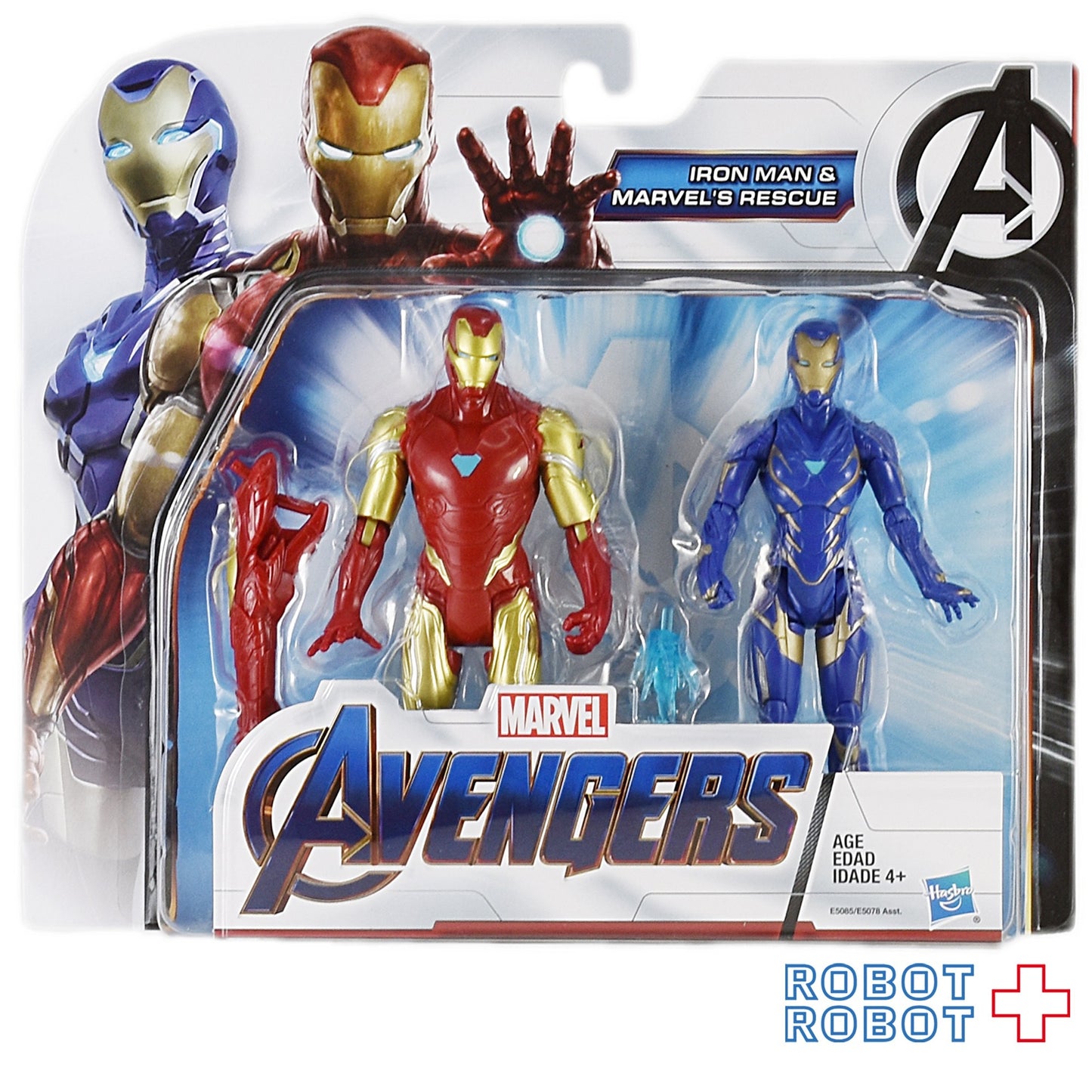 ●ハズブロ アベンジャーズ エンドゲーム アイアンマン・マーク85 & レスキュー 2パック 6インチ ベーシックフィギュア