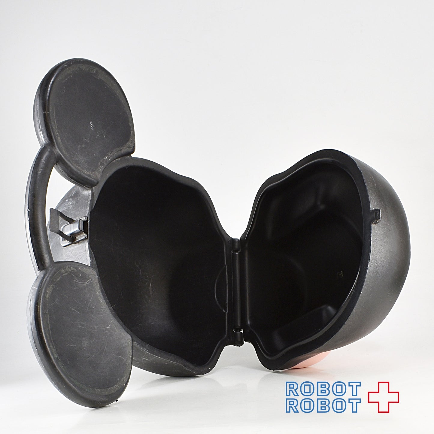 ミッキーマウスの顔のカタチのランチボックス 水筒欠ペイントロス アラジン社 1989