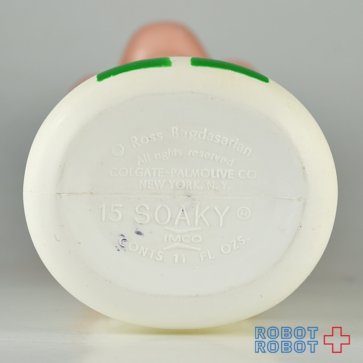 コルゲート チップマンクス サイモン 緑服 ソーキー ボトル フィギュア ※難有り 首にクラック