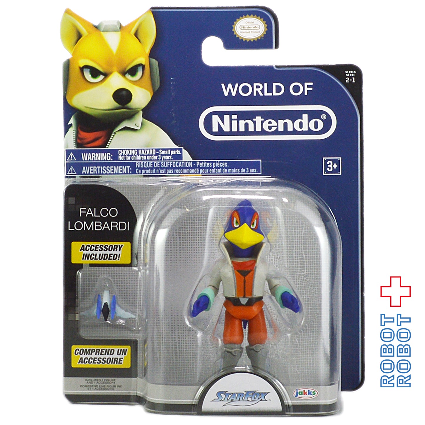 ワールドオブニンテンドー ファルコ・ランバルディ(スターフォックス) 4インチ アクションフィギュア