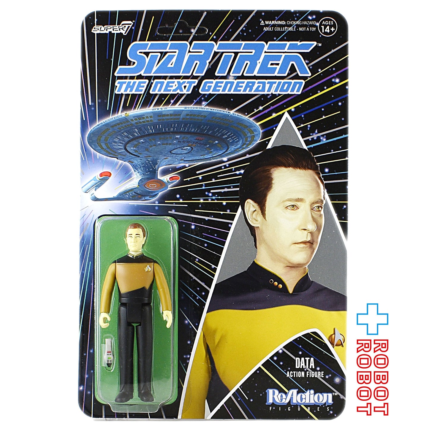 リ・アクション 新スタートレック データ 3.75インチ アクションフィギュア 未開封