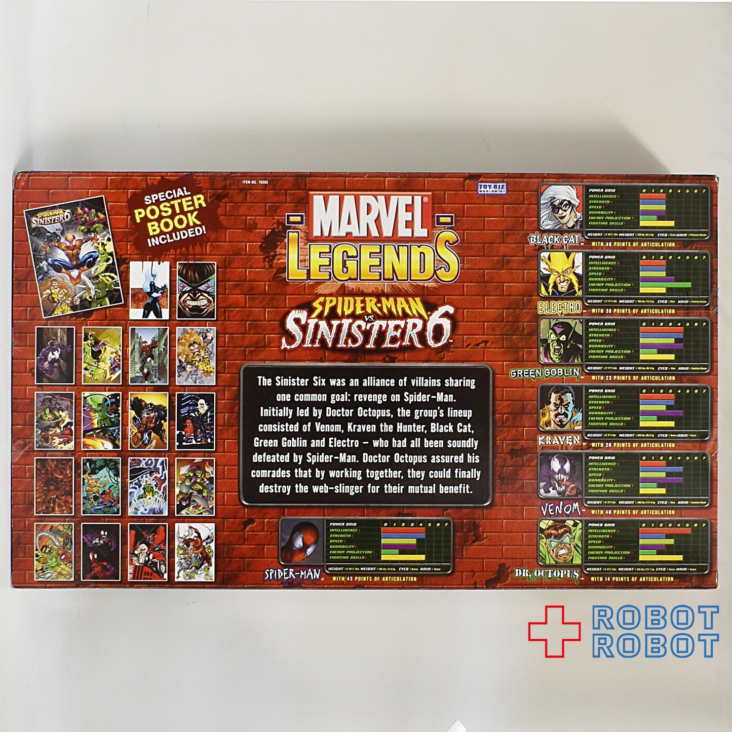 トイビズ マーベルレジェンド スパイダーマン シニスター6 セット アクションフィギュア