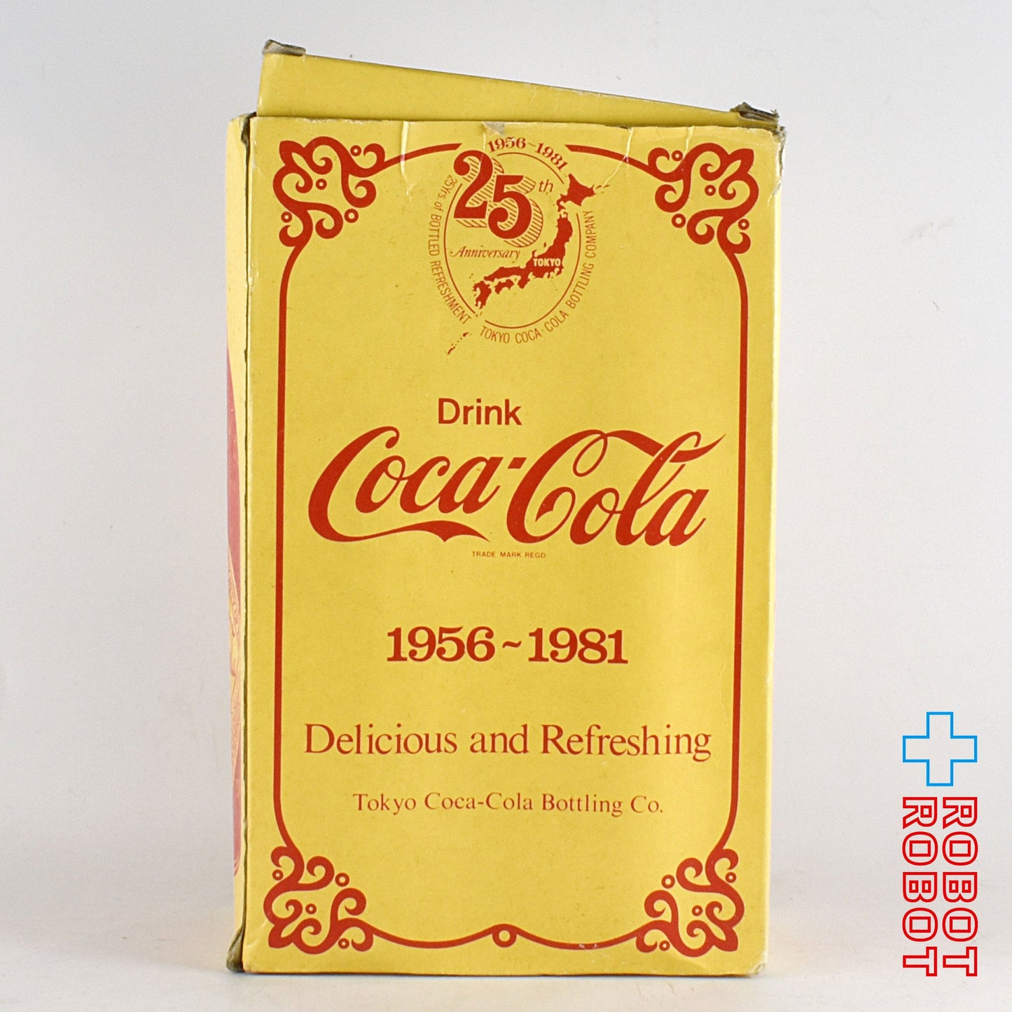 コカ・コーラ 25周年記念デザイン 1956-1981 瓶ボトル 2本 箱付