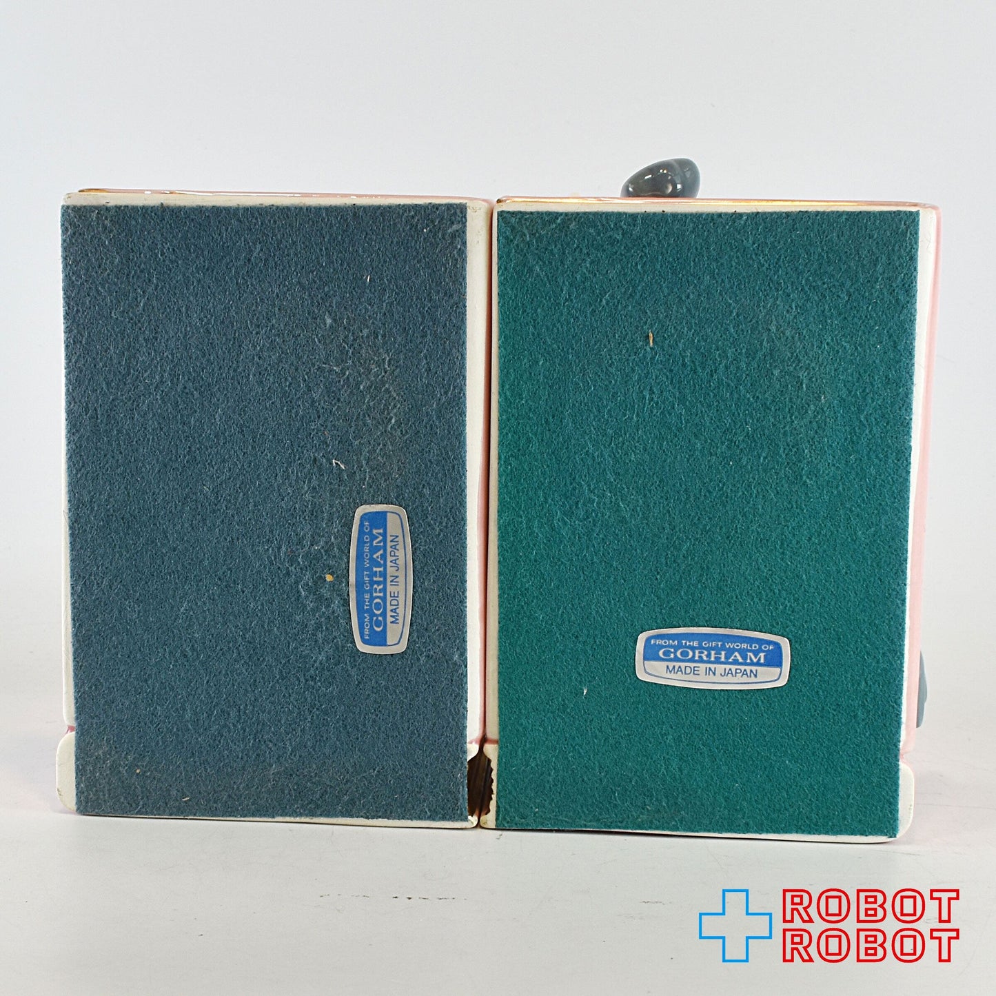 トムとジェリー チーズ 陶器製ブックエンド (ゴーハム社)