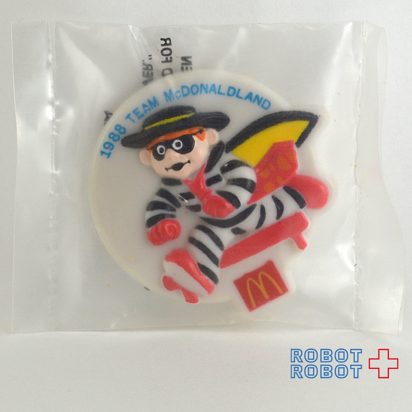 マクドナルド ハンバーグラー バッジ 1988 ハッピーセット マクドナルドランド