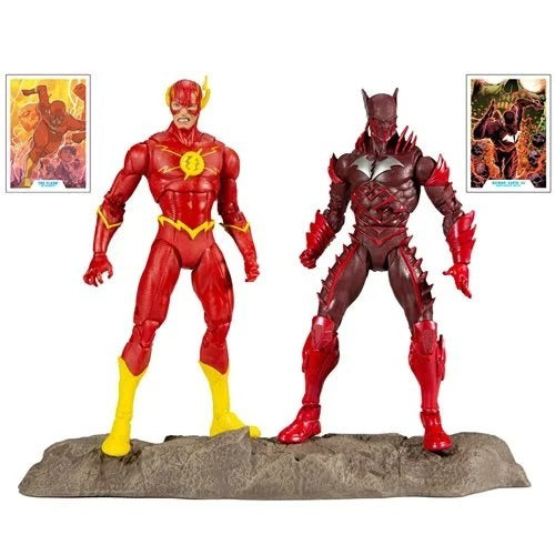 DC マルチバース 7インチ アース 52 バットマン (レッドデス) vs フラッシュ マルチパック 6月入荷予定