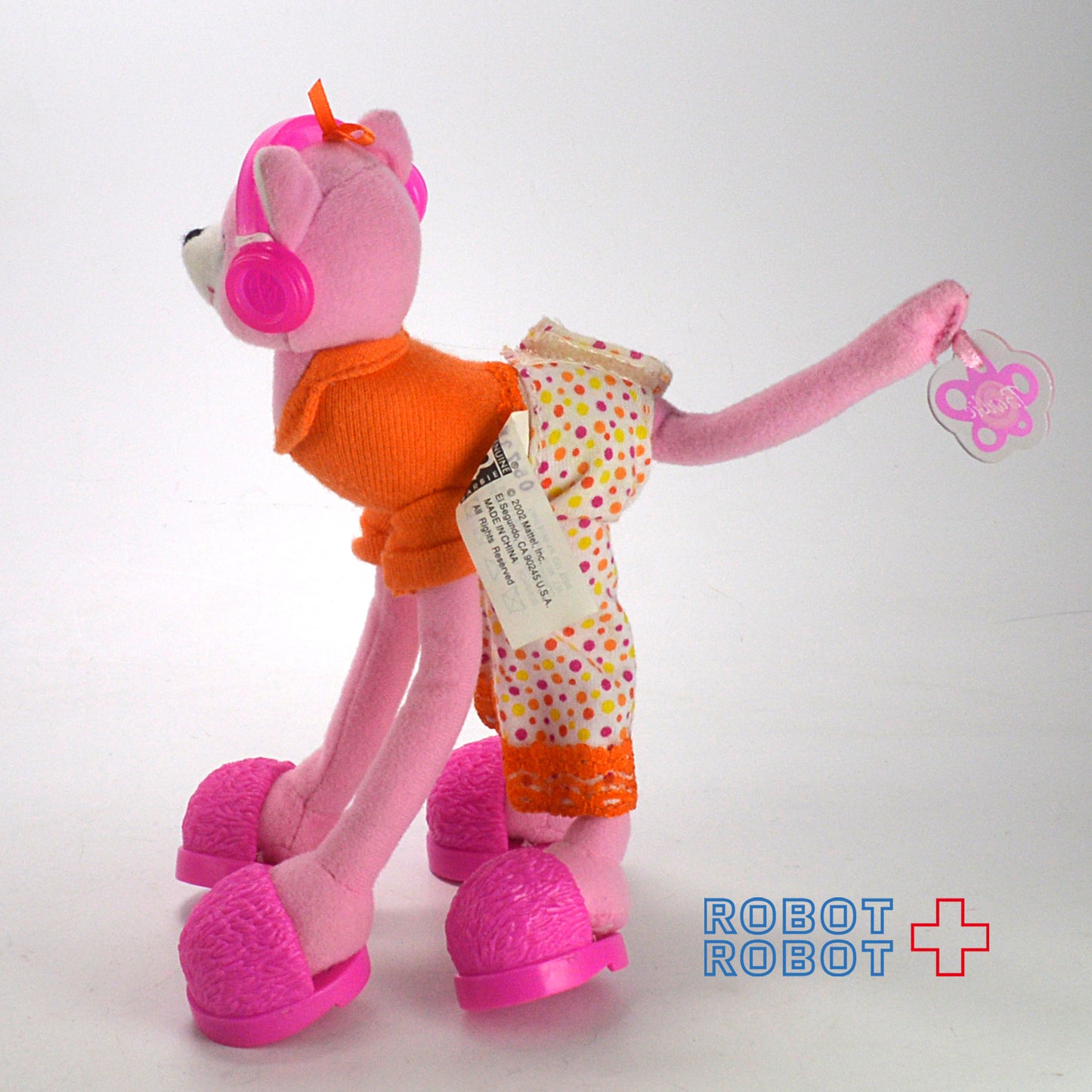 バービー ポーズミーペッツ ピンクのネコ with ヘッドフォン