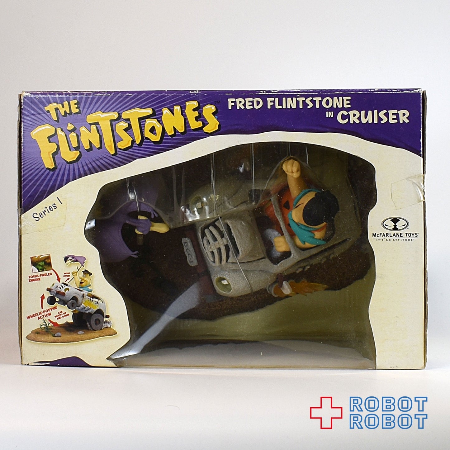マクファーレン ハンナバーベラ シリーズ2 フレッド フリントストーン クルーザー アクションフィギュア