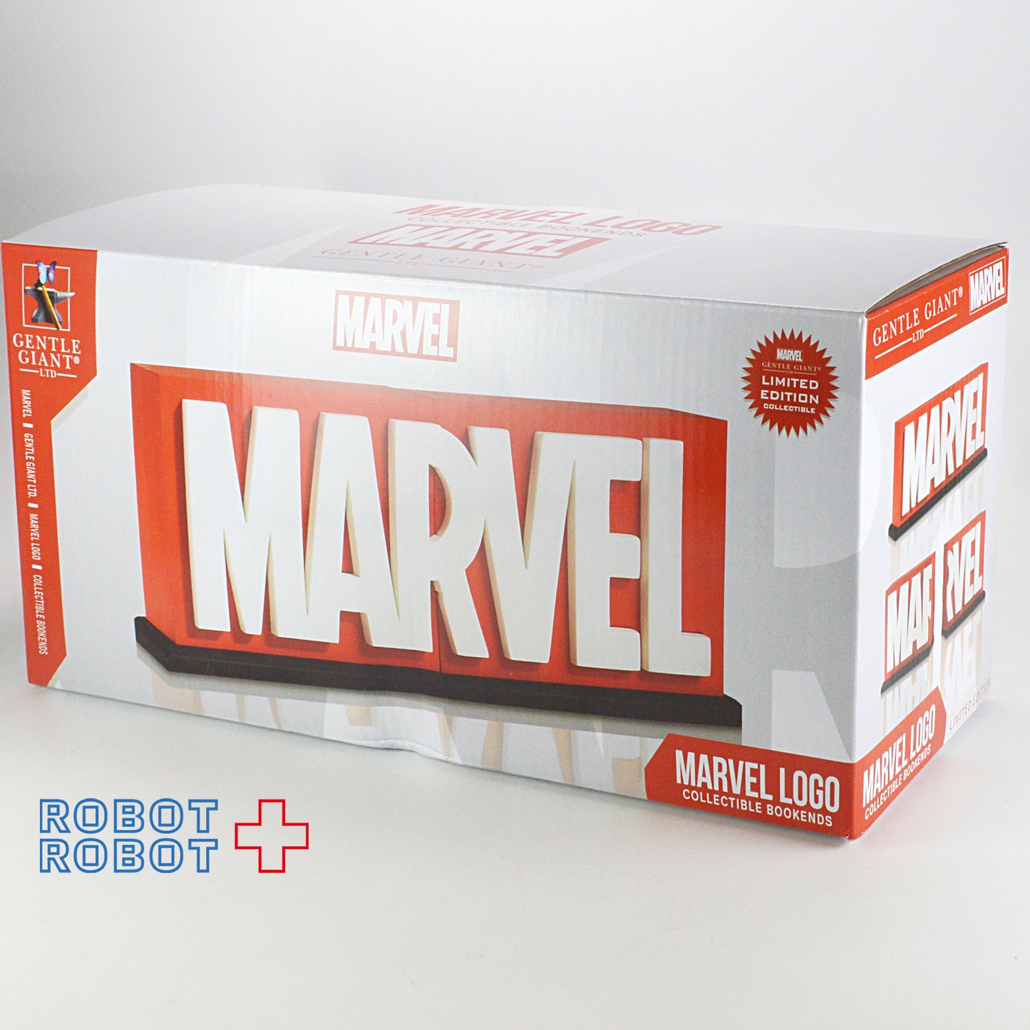 ジェントルジャイアント マーベル ロゴ ブックエンド