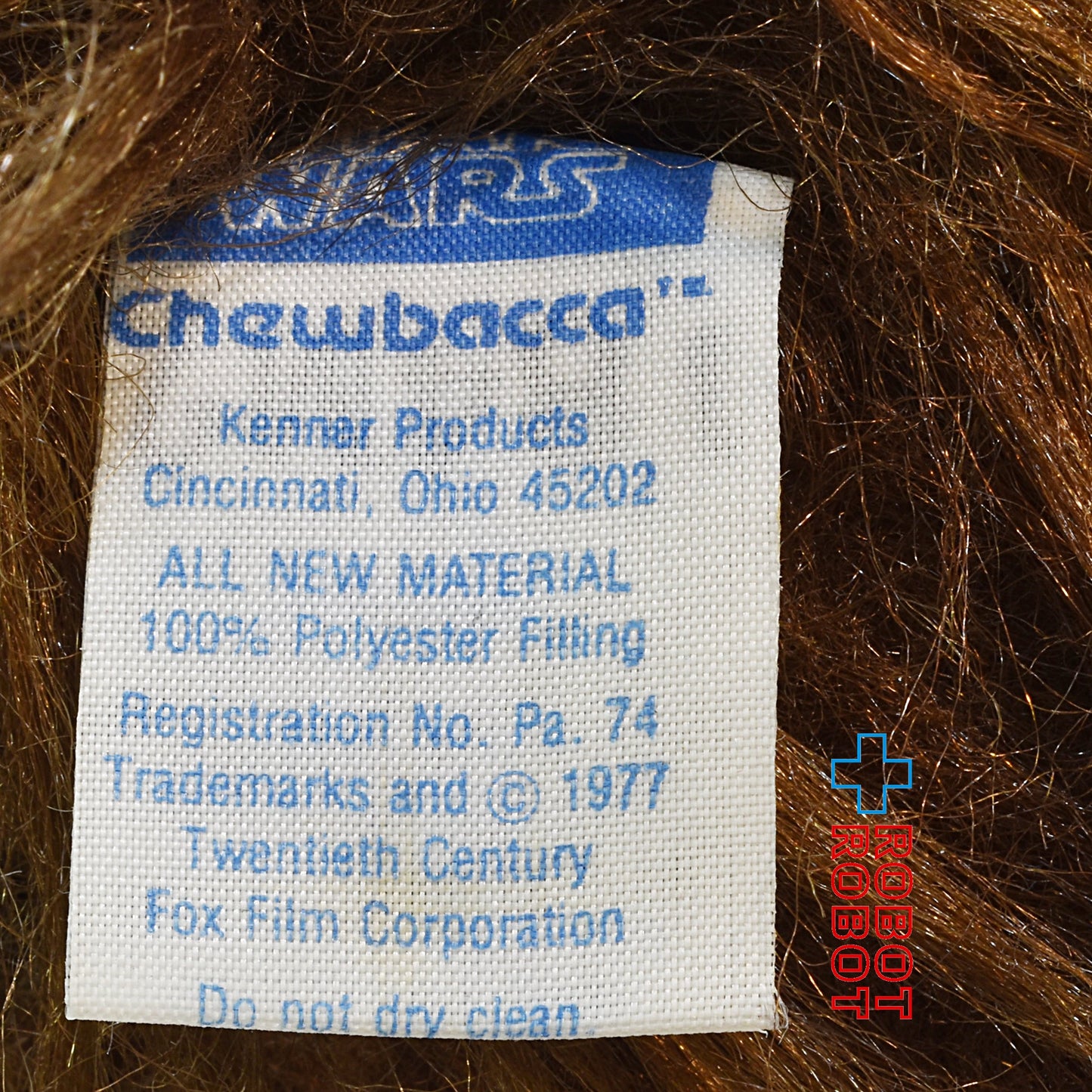 ケナー スター・ウォーズ チューバッカ ぬいぐるみ人形 20インチ 弾薬帯付属 1977