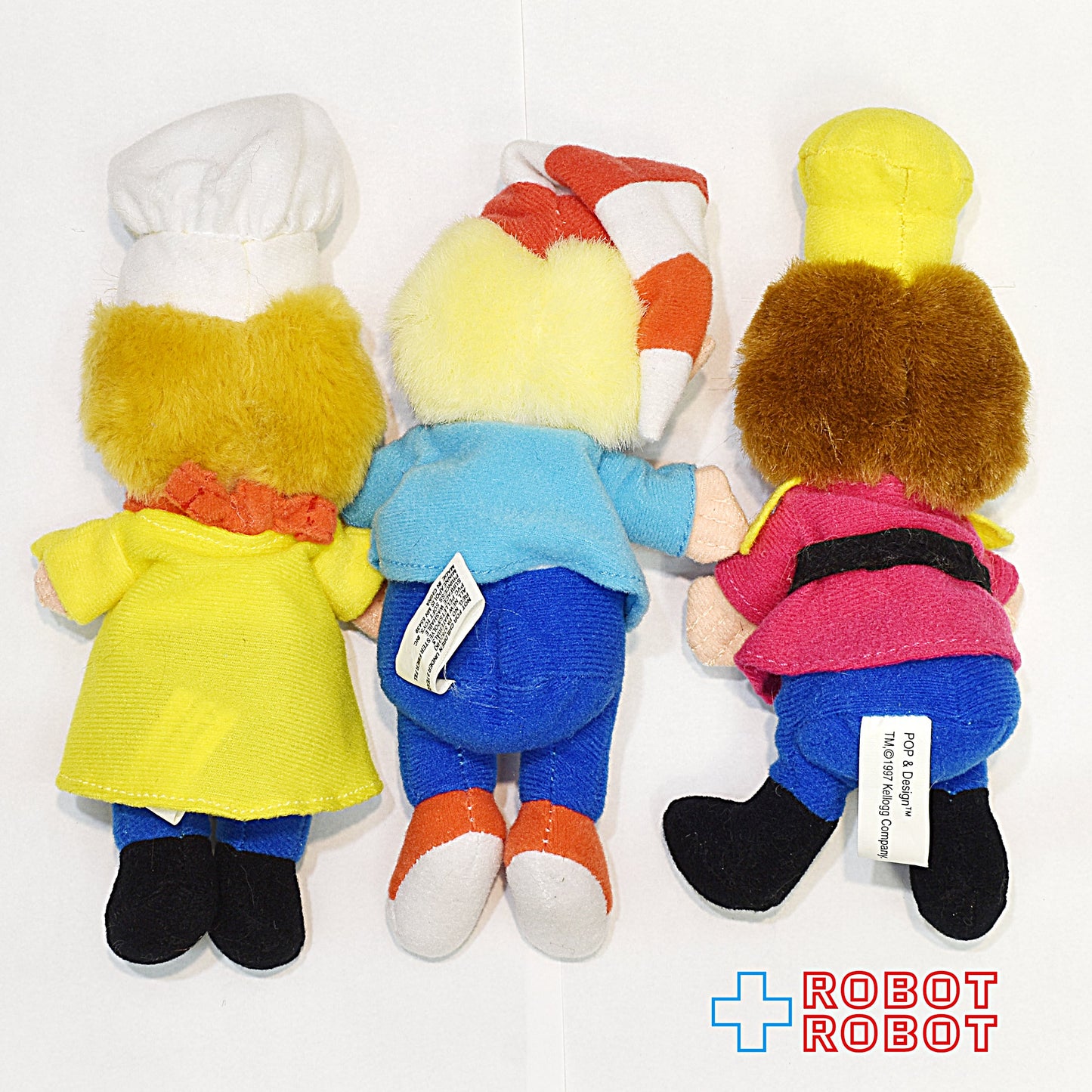 ケロッグ スナップ!クラックル!ポップ!マスコットぬいぐるみ 3体セット 1997