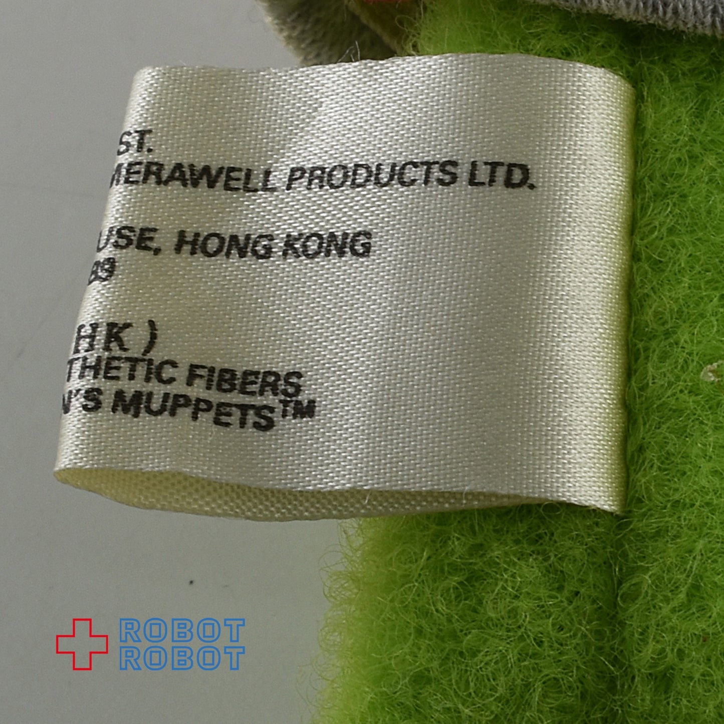 マペッツ カーミット マペッツ大学 ぬいぐるみ人形 1989 ※ズボン無し