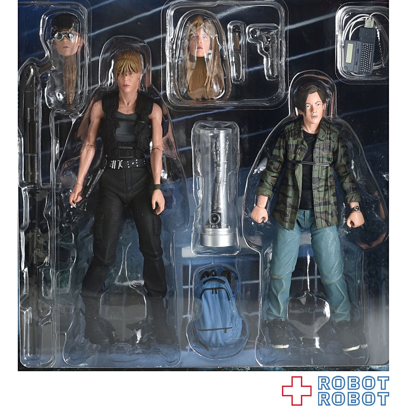 ターミネーター2 サラ・コナー & ジョン・コナー 7インチアクションフィギュア 未開封