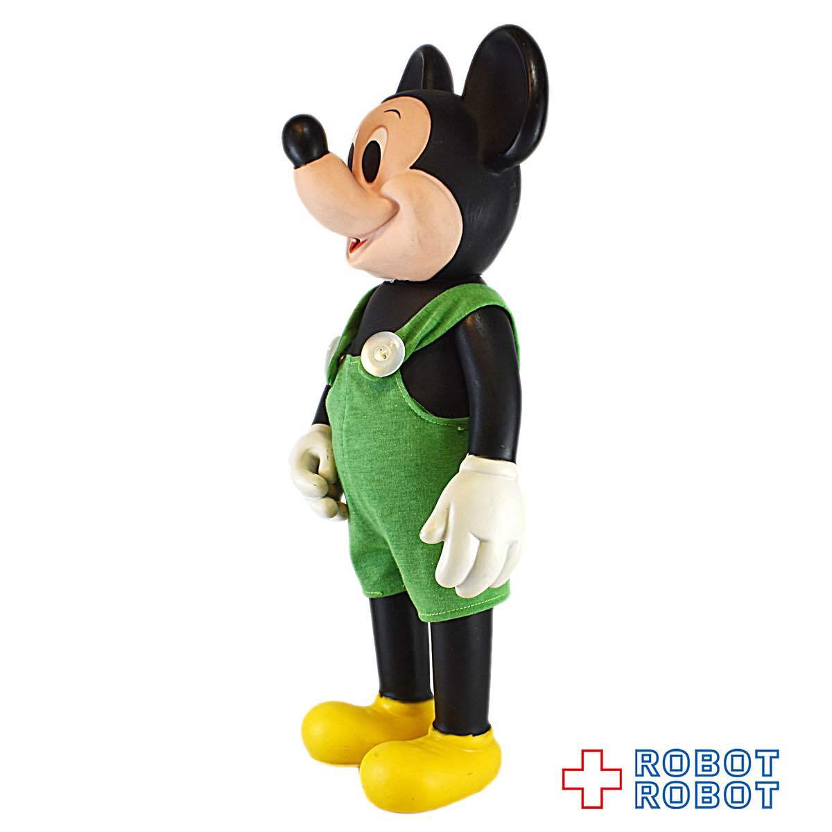 レムコ バースデイ・ミッキーマウス ビッグソフビドール 人形 緑 オーバーオール