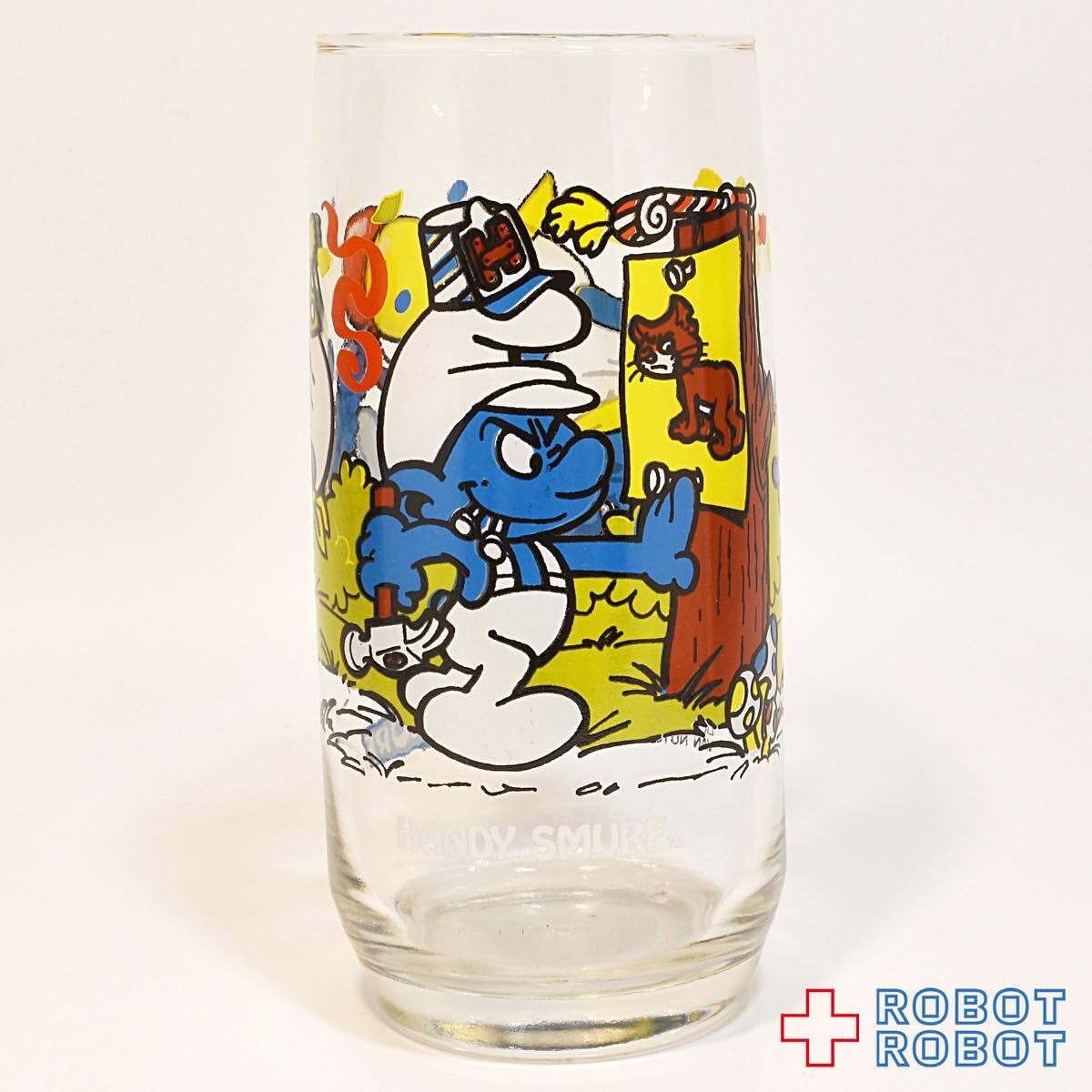 ハーディーズ 1983 ハンディ スマーフ グラス