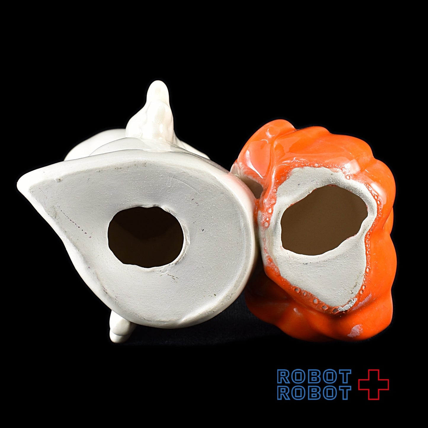ハロウィンゴースト 陶器フィギュア かぼちゃ