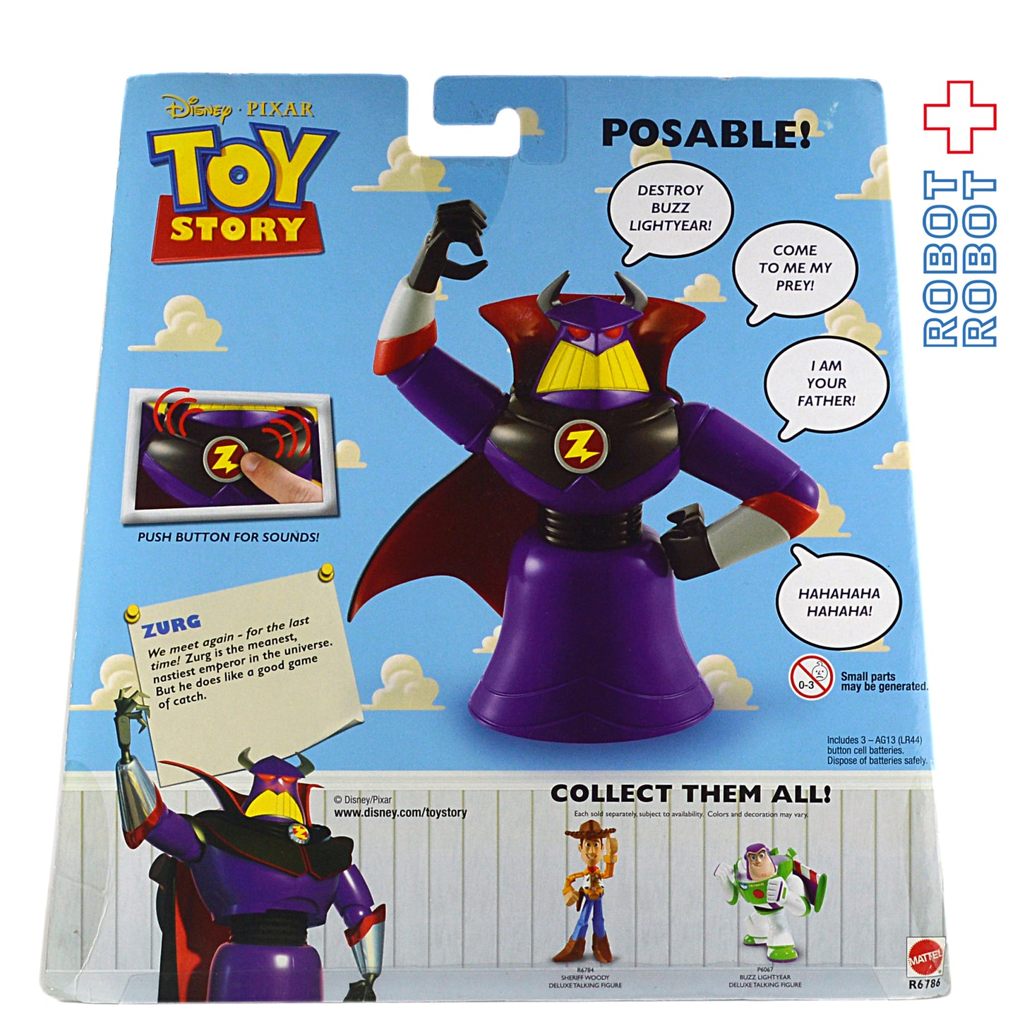 ディズニー トイ・ストーリー ザーグ トーキング フィギュア 未開封