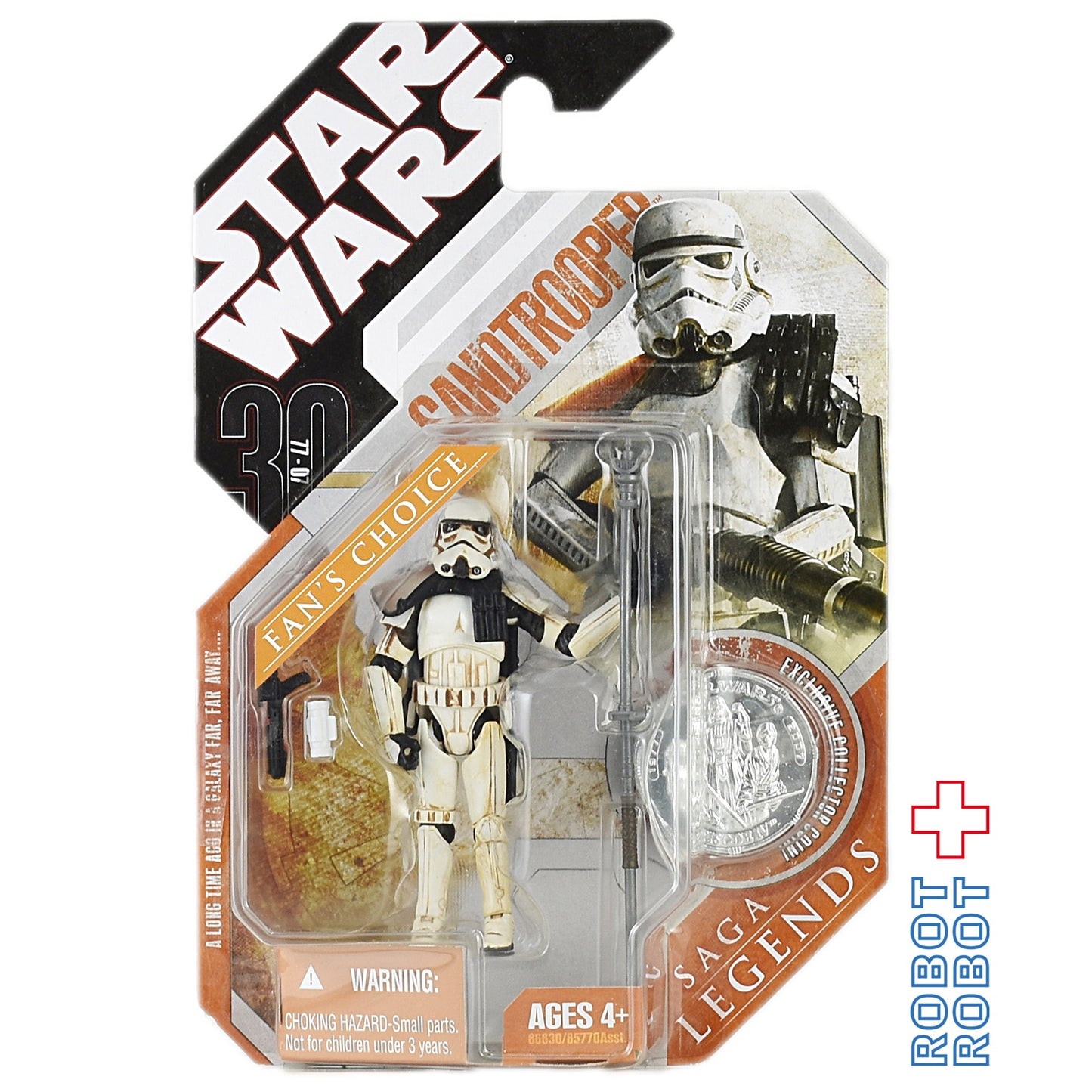 スター・ウォーズ 30TH サンドトルーパー ダーティー / 白肩 アクションフィギュア US版