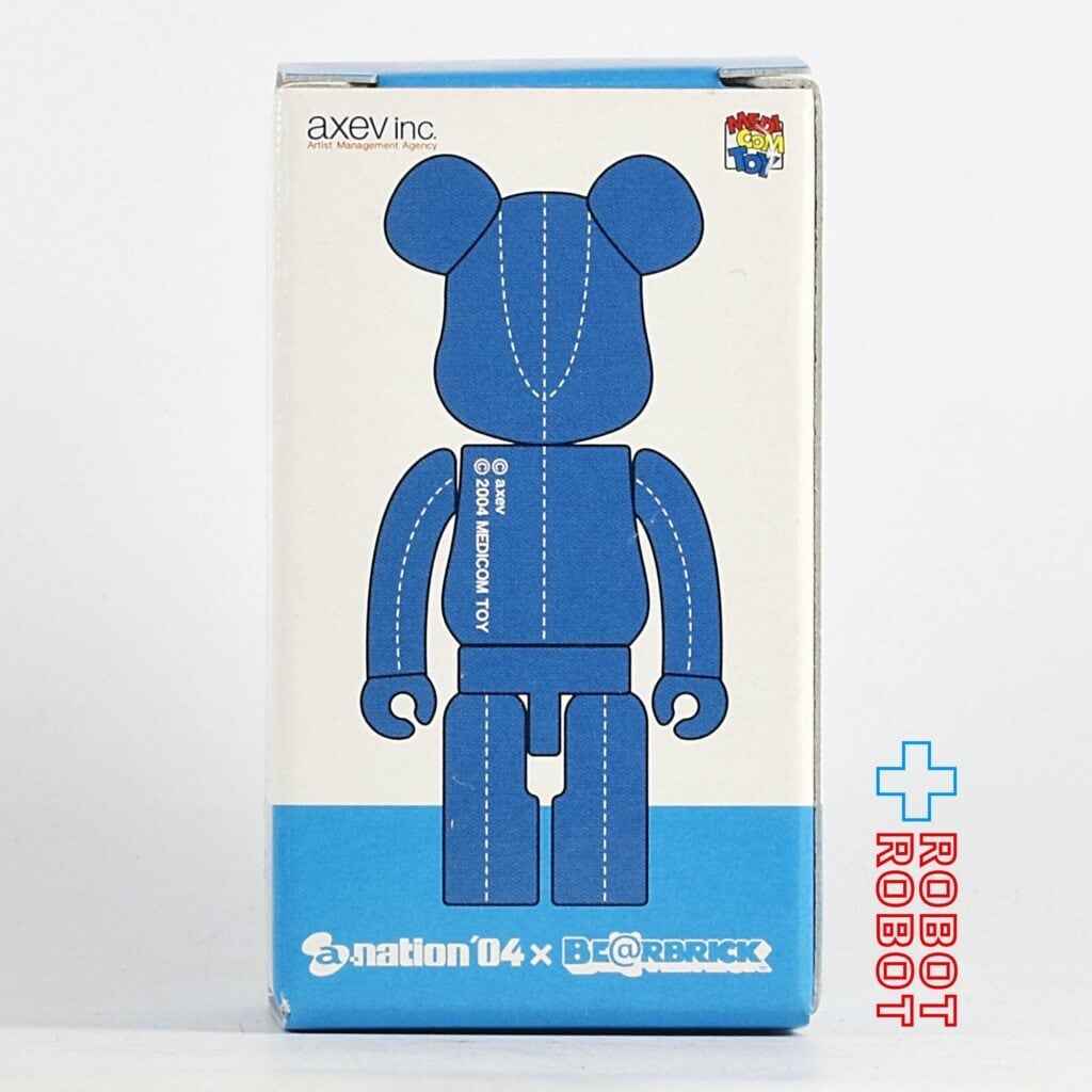 メディコム BE@RBRICK 100% ベアブリック anation Blue Teddy ブルーテディ