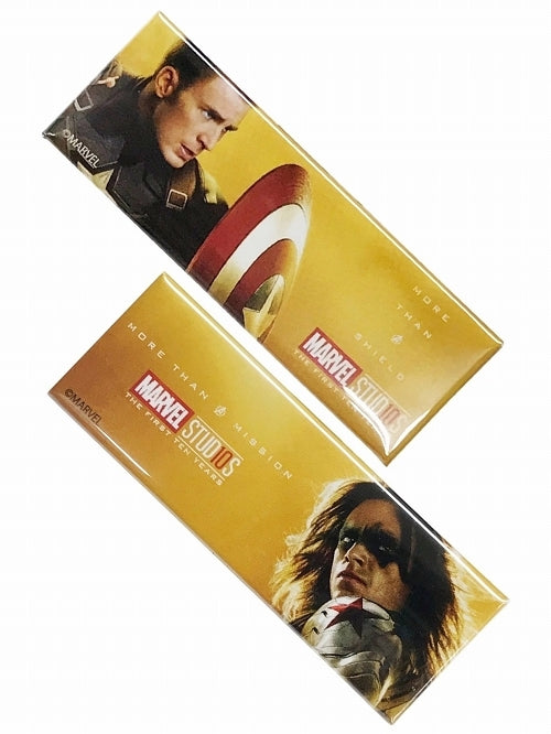 インロック マーベルスタジオ 10th アニバーサリー/ 缶バッジセット A キャプテン・アメリカ&ウィンター・ソルジャー