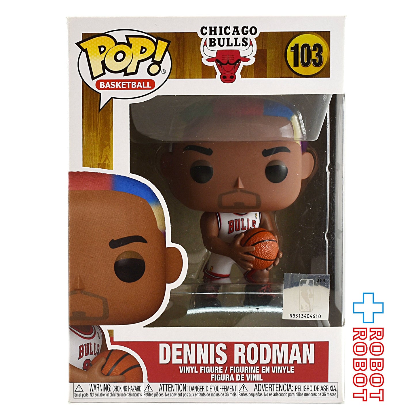 ファンコ POP! バスケットボール 103 シカゴ・ブルズ デニス・ロッドマン ビニールフィギュア 開封