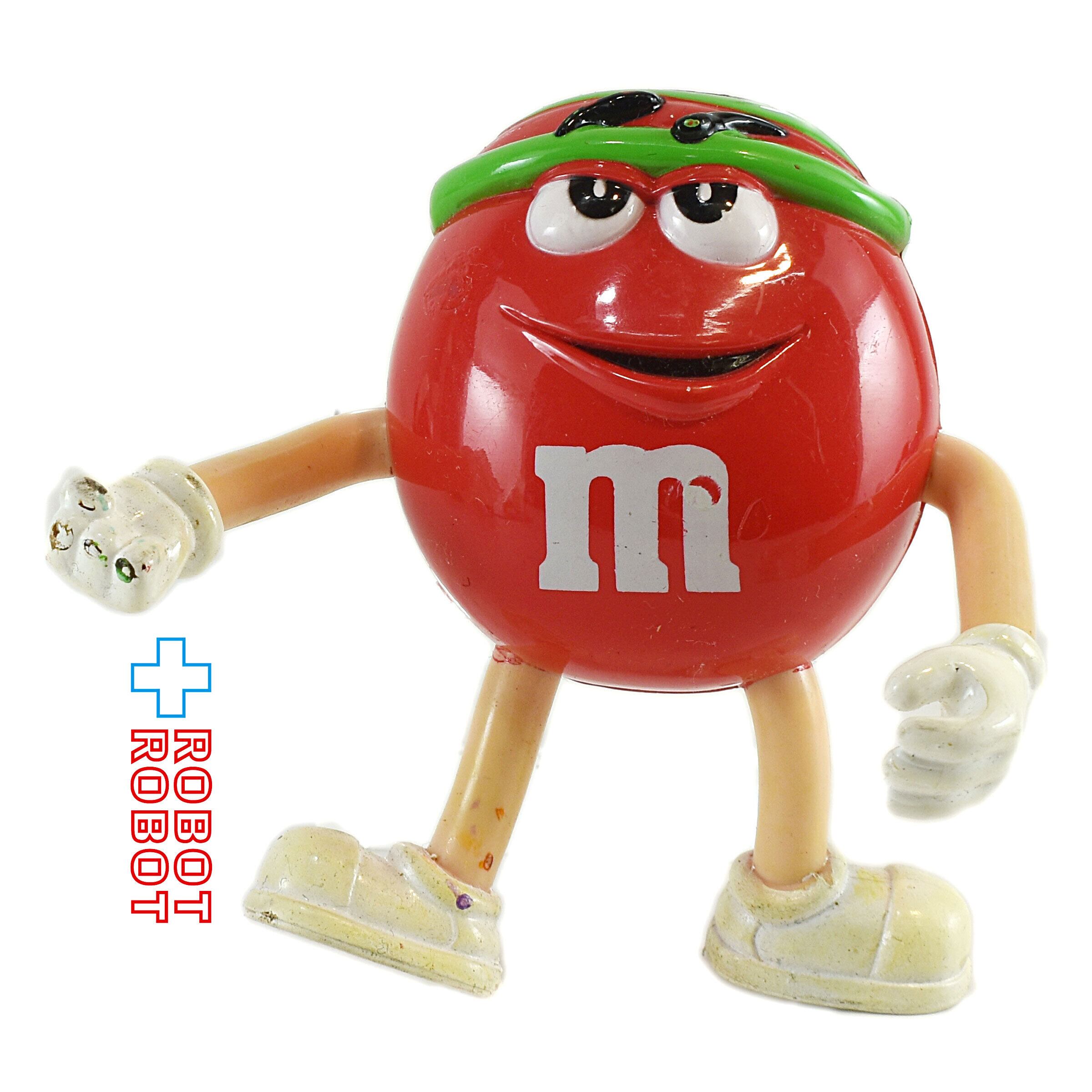 M&M's エムアンドエムズ レッド クリスマス 赤緑ボーダー フィギュア