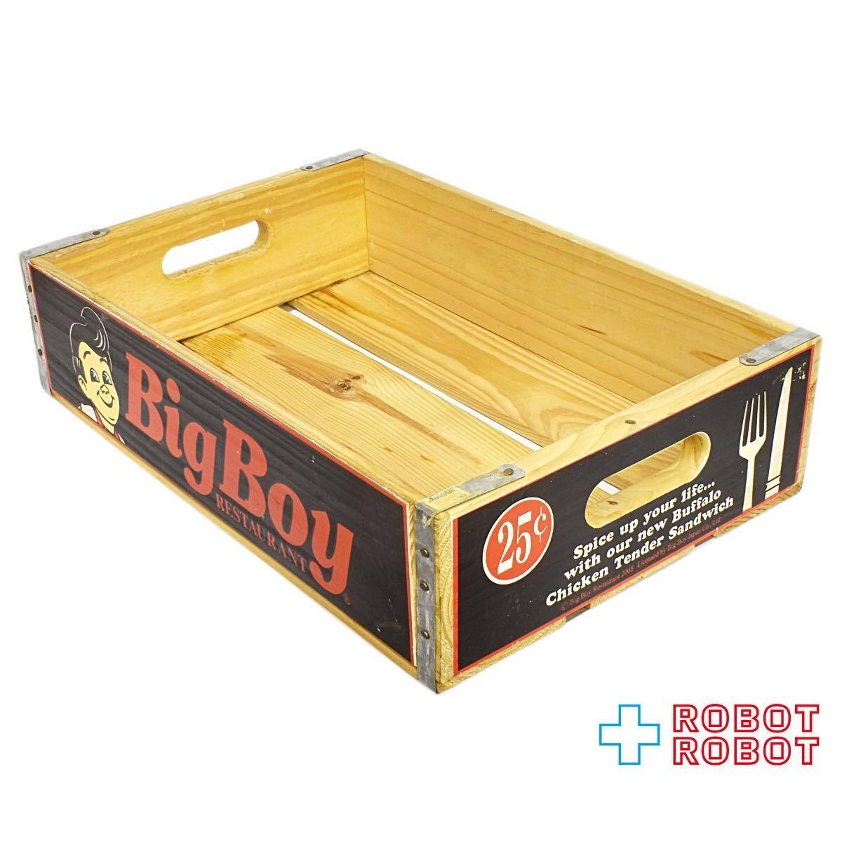Big Boy 木製 トレー 3個 木箱 ビッグボーイ オフィシャル ウッドクレートボックス 黒 – ROBOTROBOT