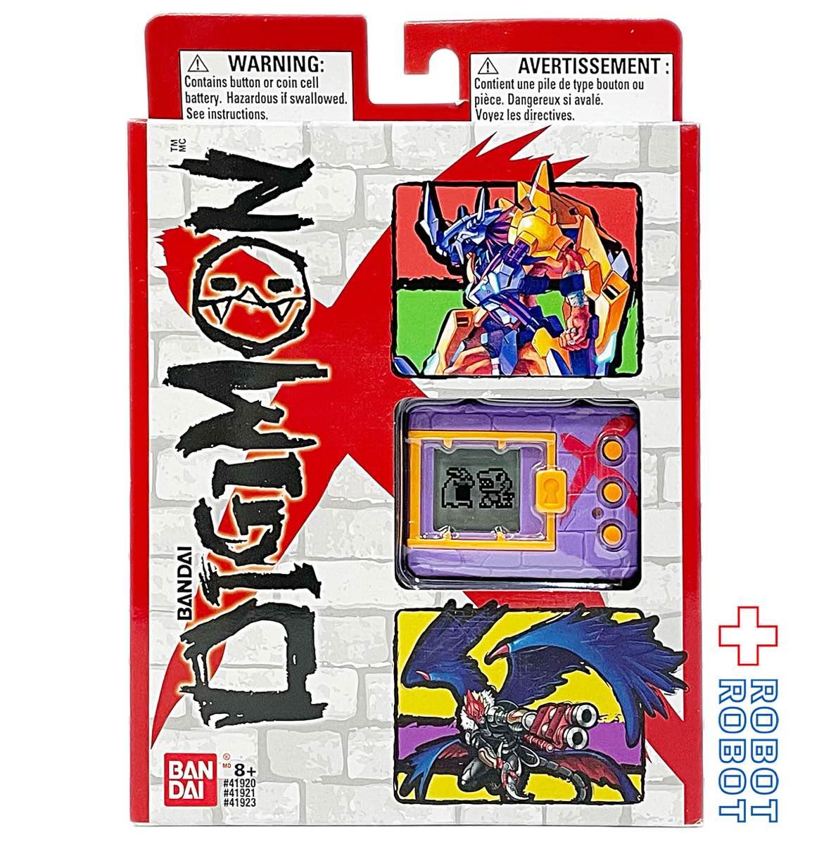 バンダイ US版 デジモンX デジタルモンスター パープル & レッド